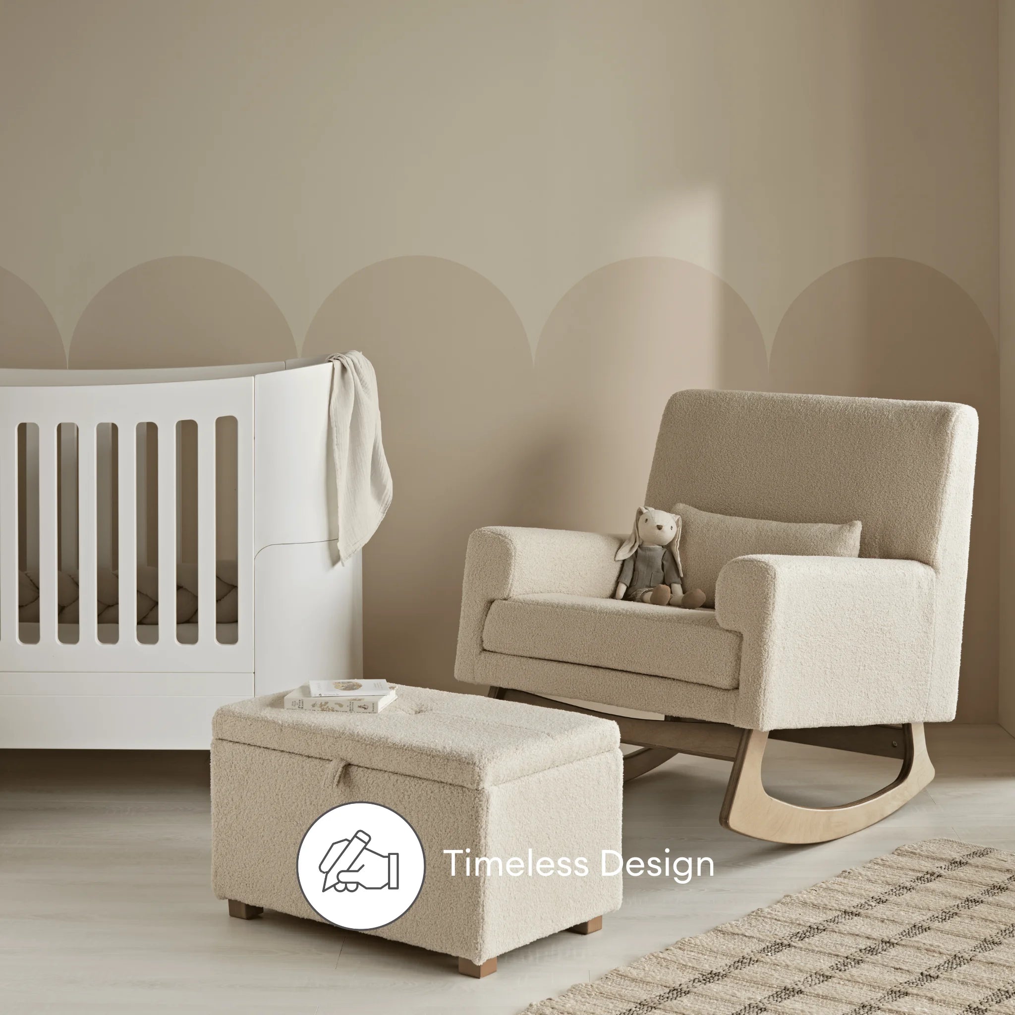 Serena Rocking & Nursing Chair and Footstool Set
