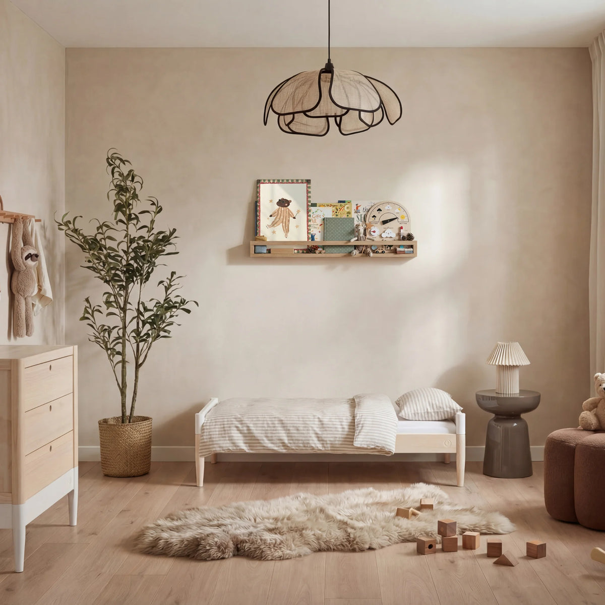 Eos Cot Bed & Dresser Room Set -