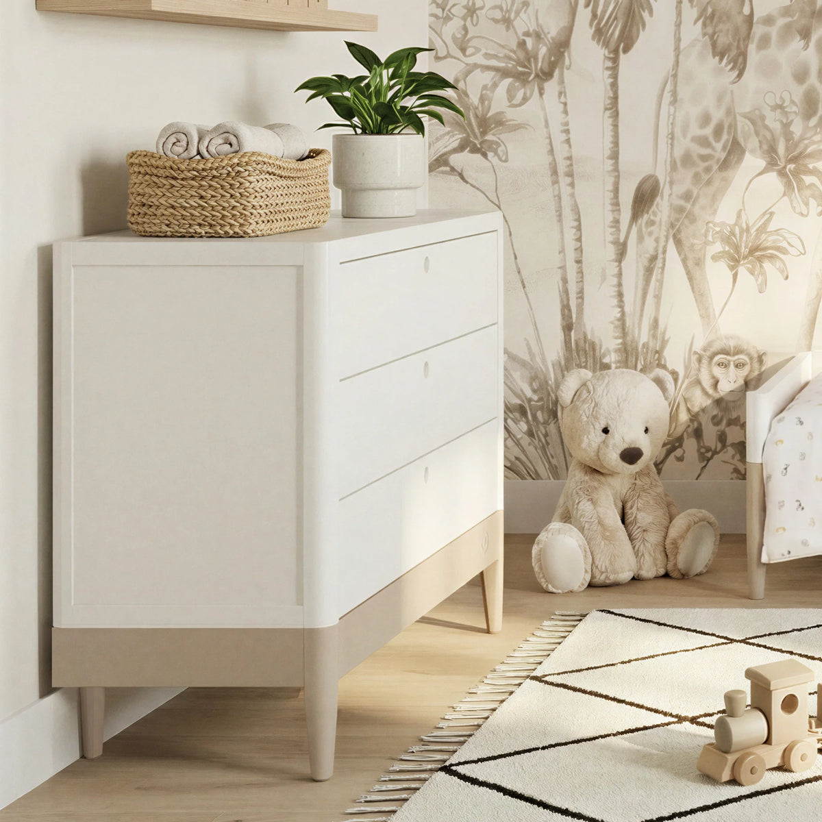 Eos Cot Bed & Dresser Room Set -