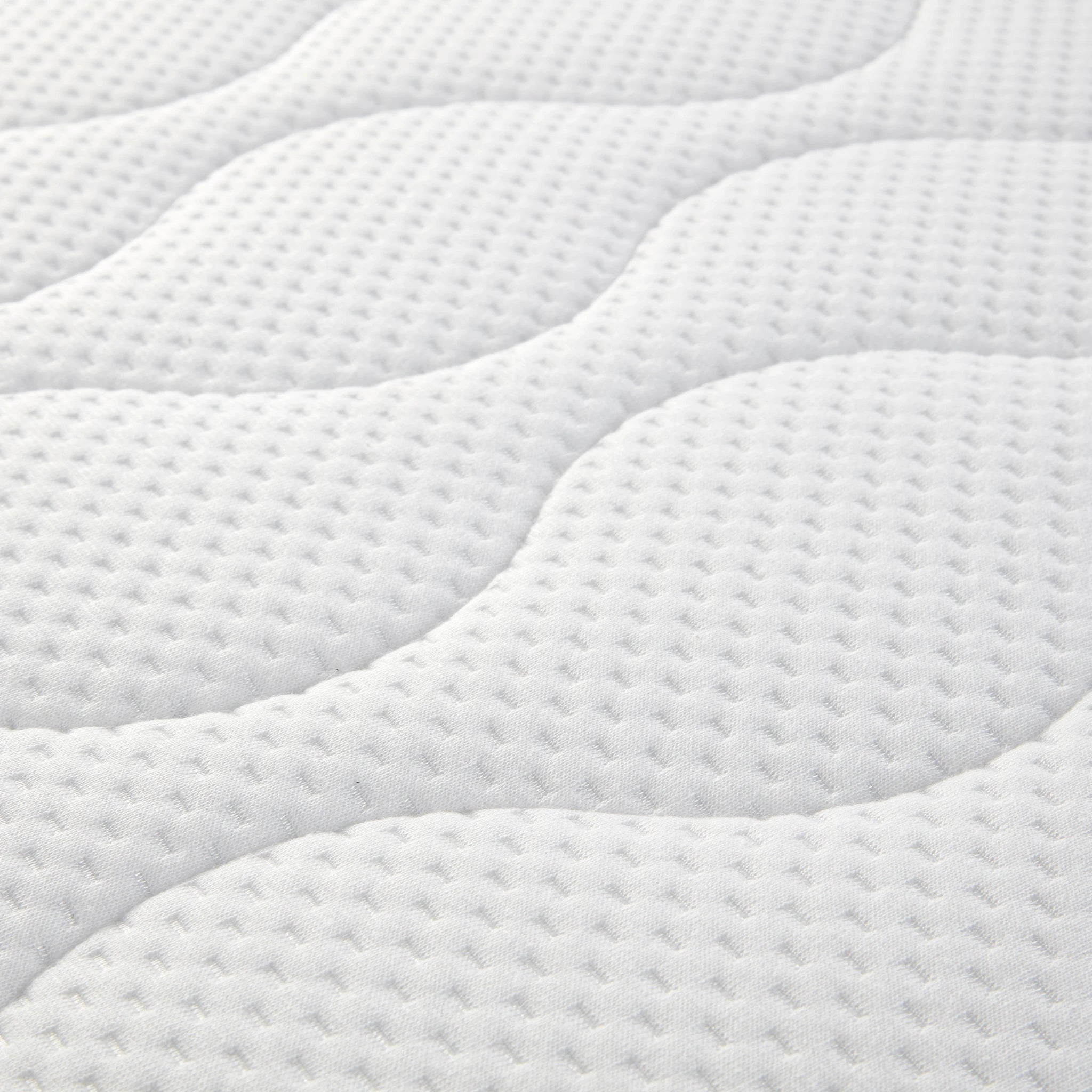 Gaia Baby Serena Matras Productafbeelding close-up met de gewatteerde details van de matras