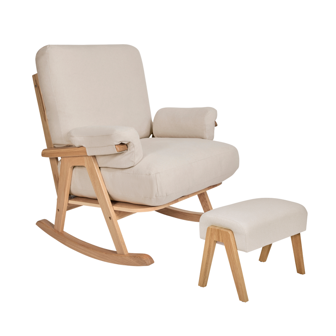 Hera Rocking Chair and Footstool Set