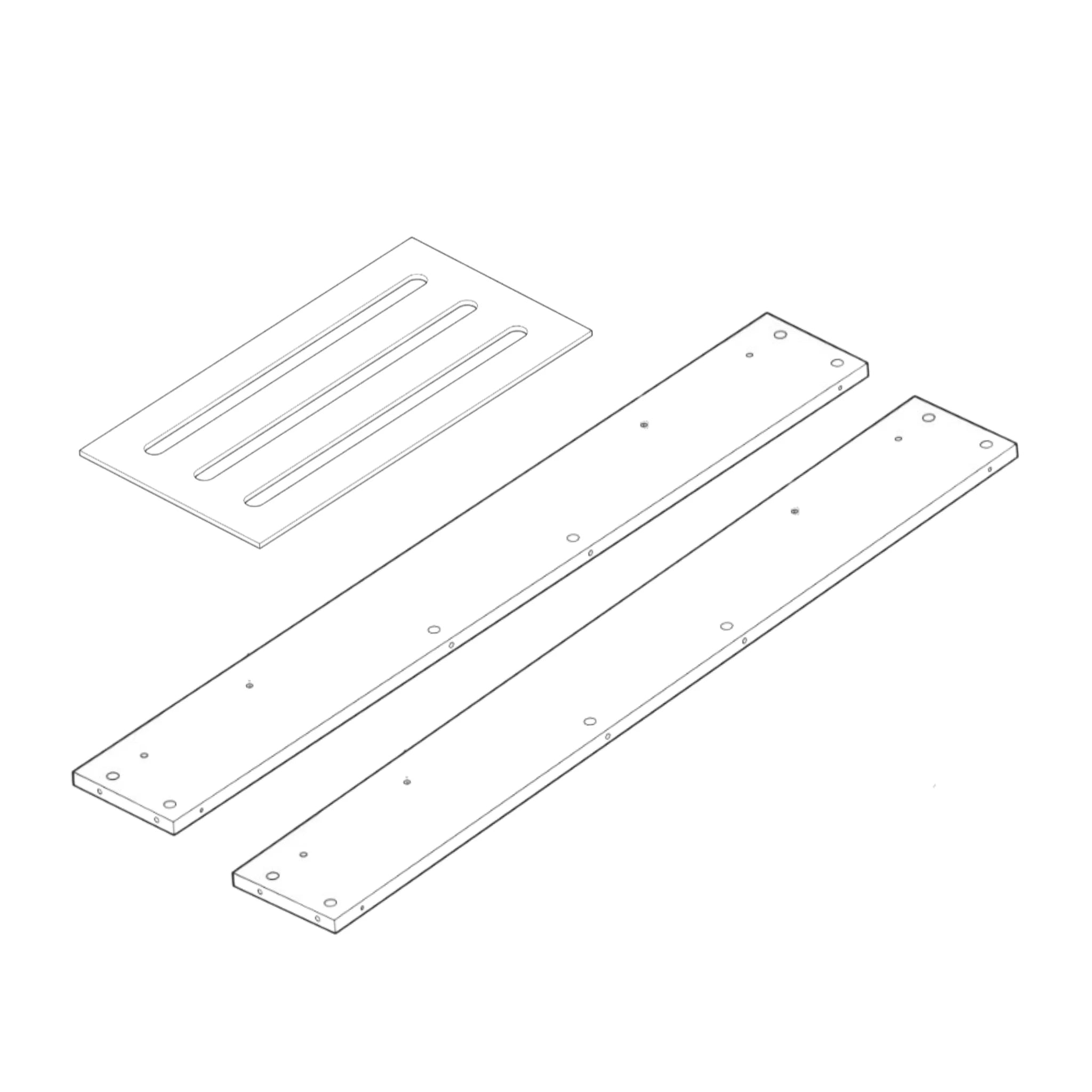 Gaia Baby Serena Junior Bed extension kit components