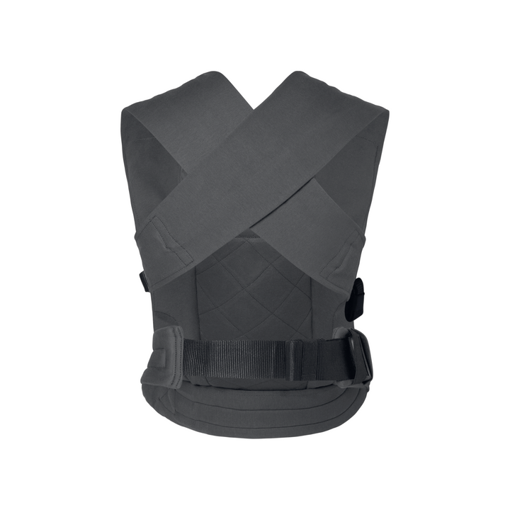 back product Image of Gaia baby newborn+ Carrier Organic Cotton in Graphite colour