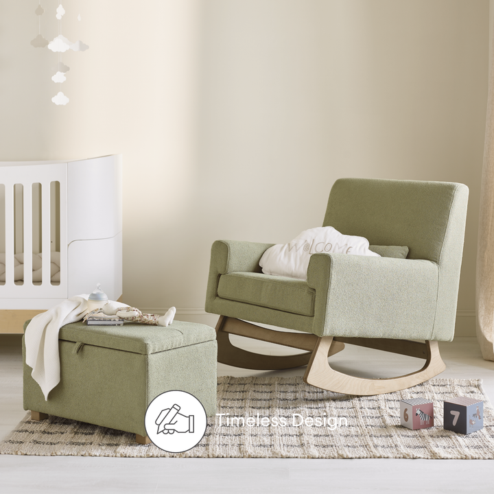 SERENA BOUCLÉ ​​Rocking & Nursing Chair