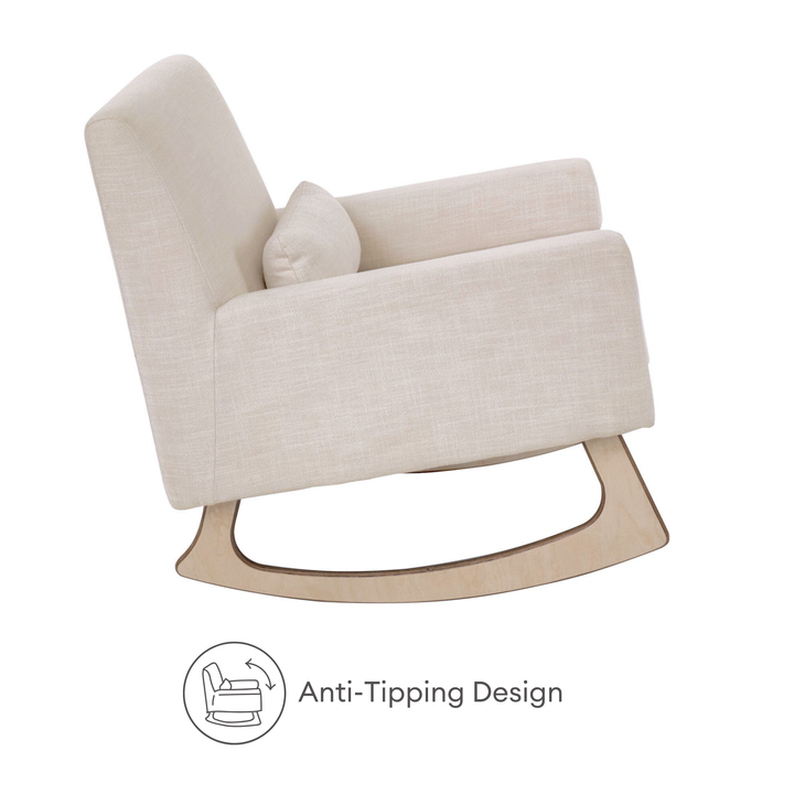 Gaia Baby Serena Nursing Chair has an anti-tipping design making the rocking chair very safe