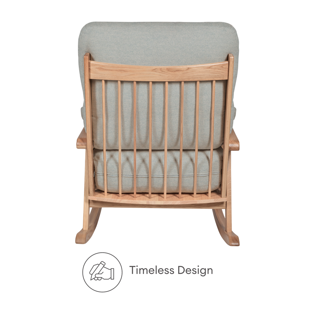 Gaia Baby Hera rocking chair timeless design feature.
