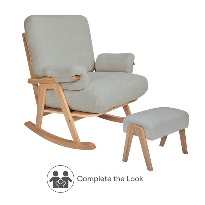 Gaia Baby Hera rocking chair matching footstool available feature.