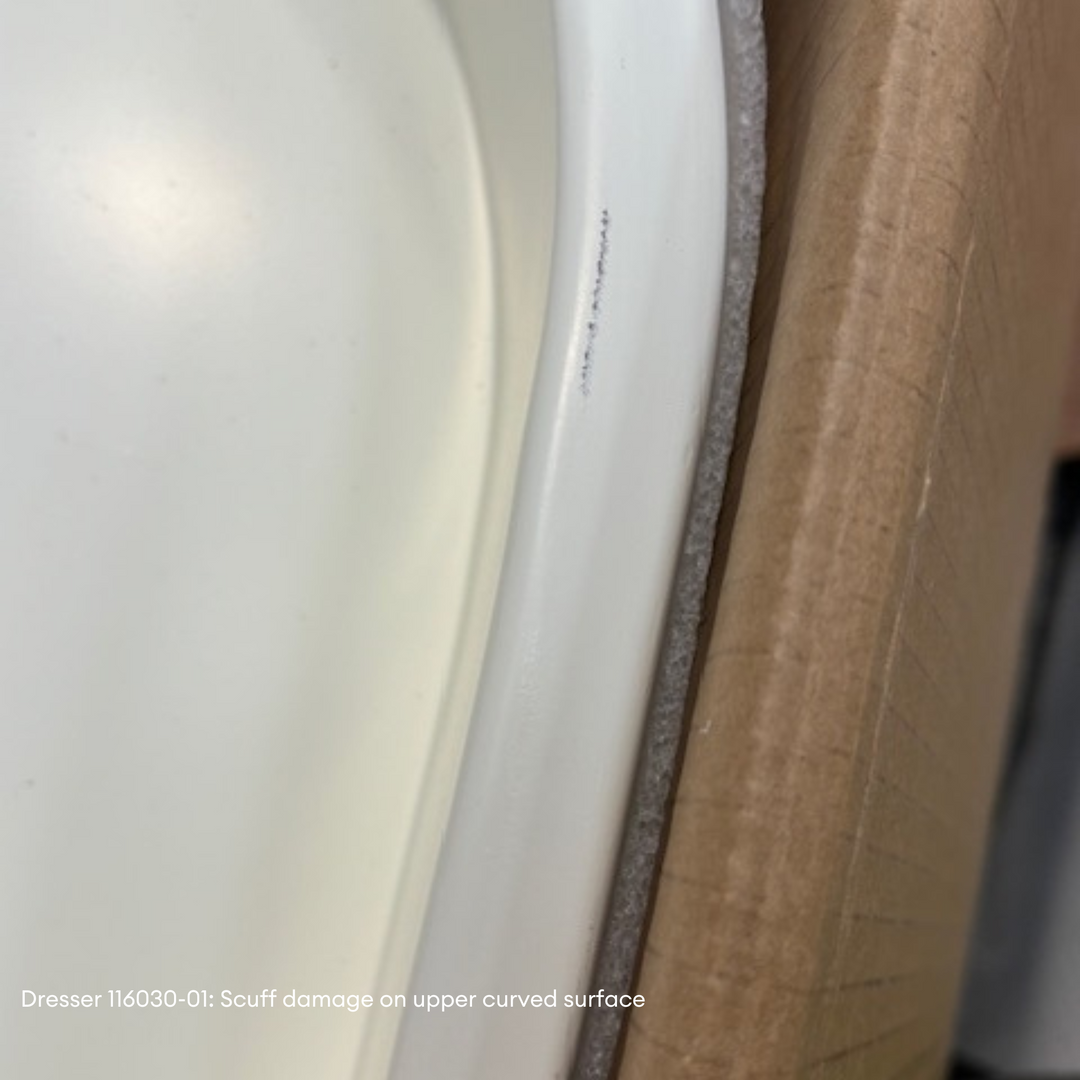 Serena Dresser (Cream) (Pre-Assembled) - Outlet