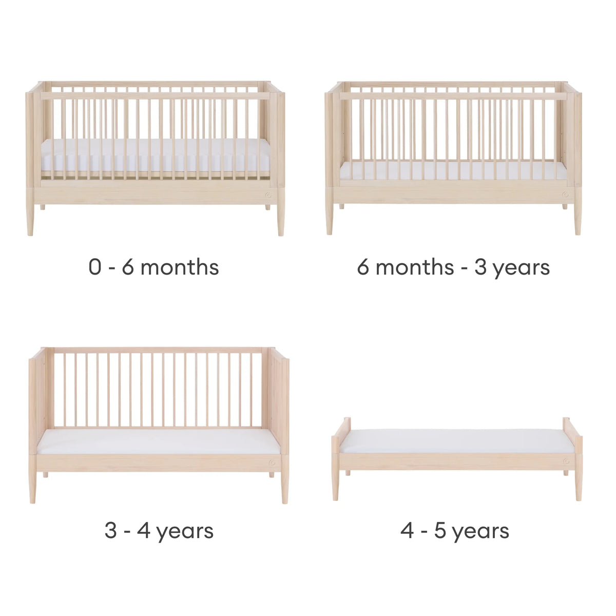 Eos Cot Bed & Dresser Room Set -