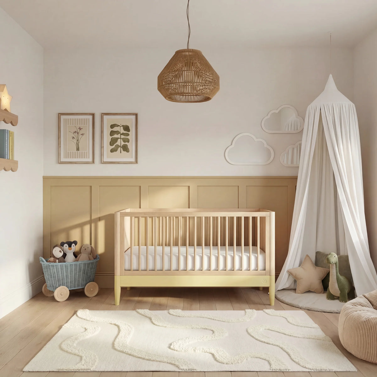 Eos Cot Bed & Dresser Room Set -