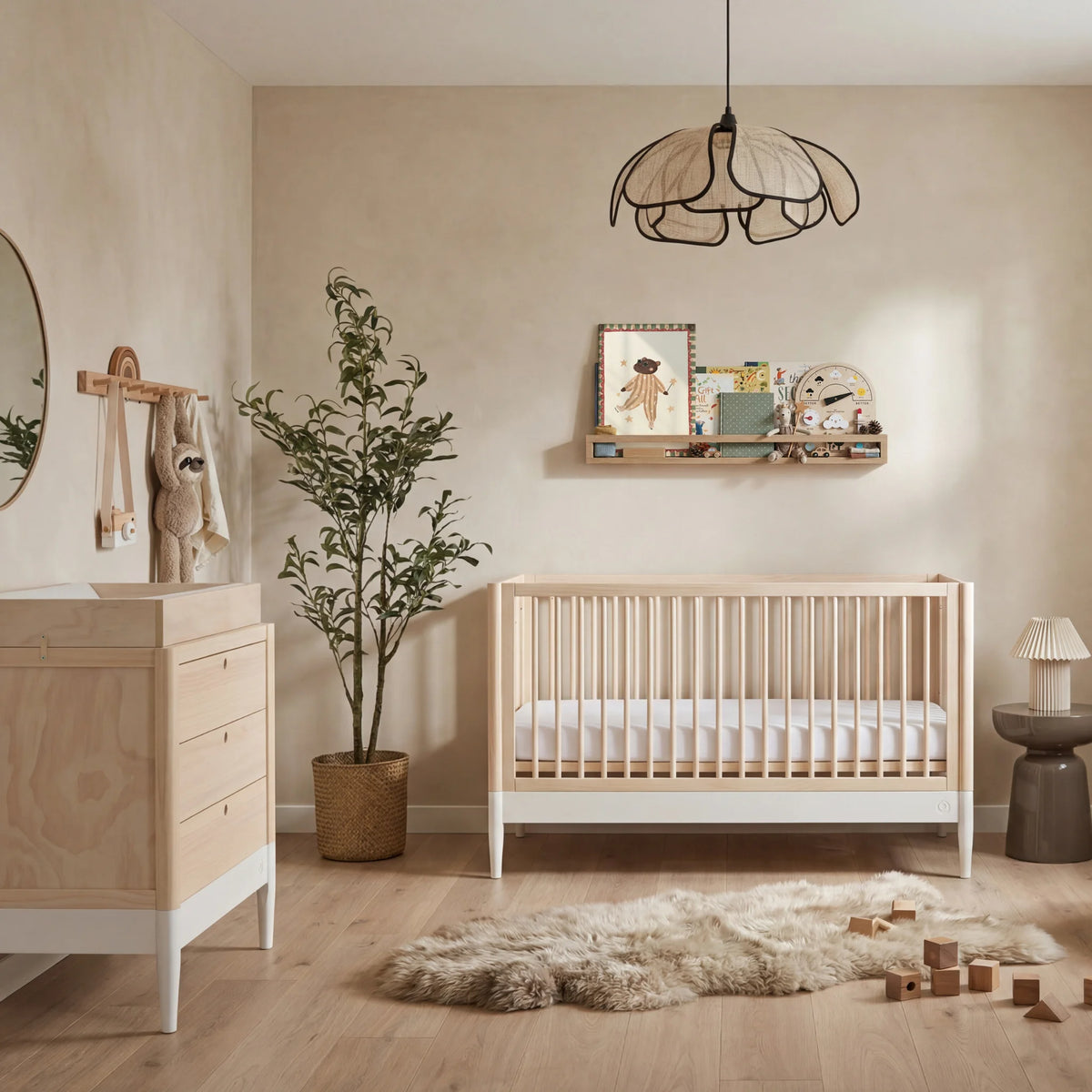 Eos Cot Bed & Dresser Room Set -