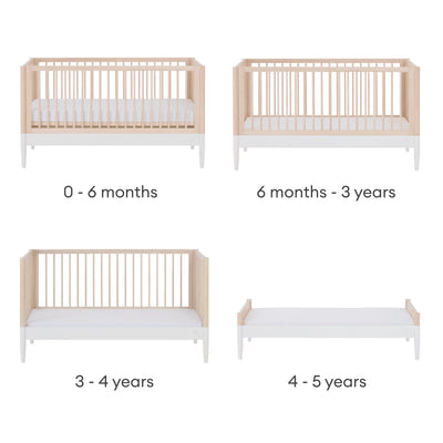 Eos Cot Bed & Dresser Room Set -