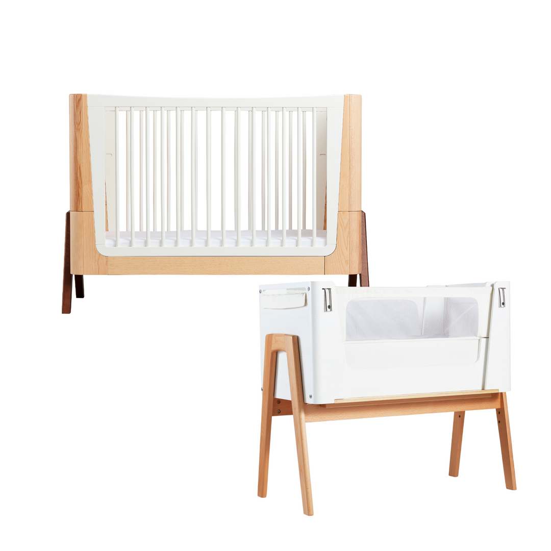 Hera Cot Bed & Bedside Crib² Bundle