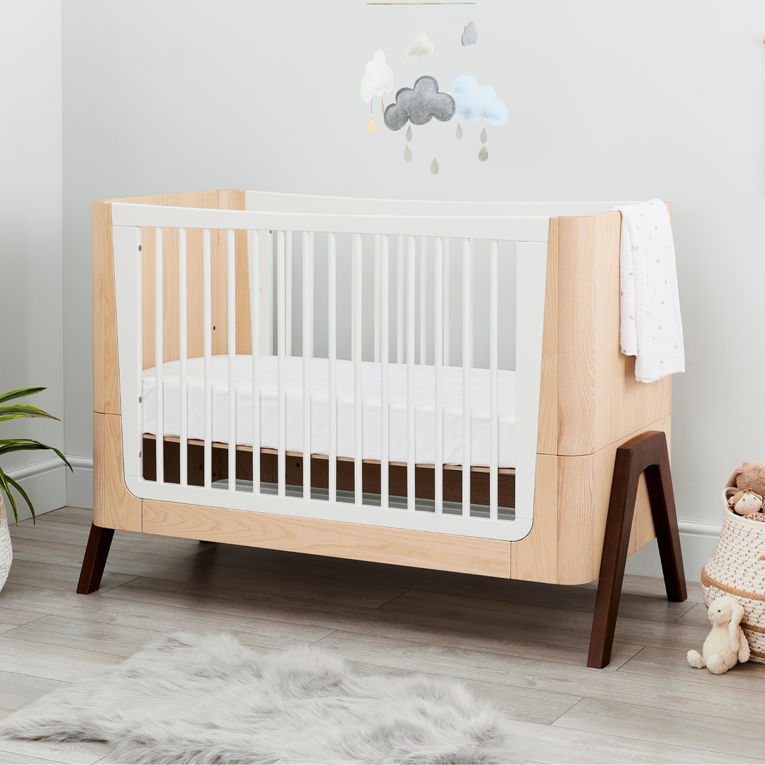 Hera Cot Bed, Dresser, Changing Station & Mattress Bundle