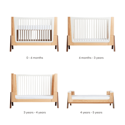 Gaia Baby Hera Ledikantbed Evolution vanaf de geboorte tot 5 jaar oud.