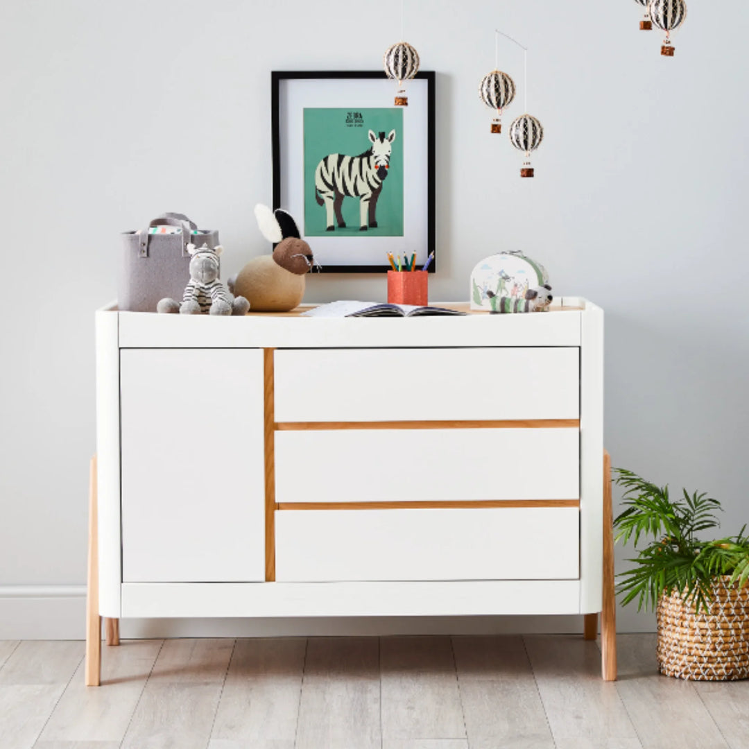 Hera Dresser - Scandi White | Natural