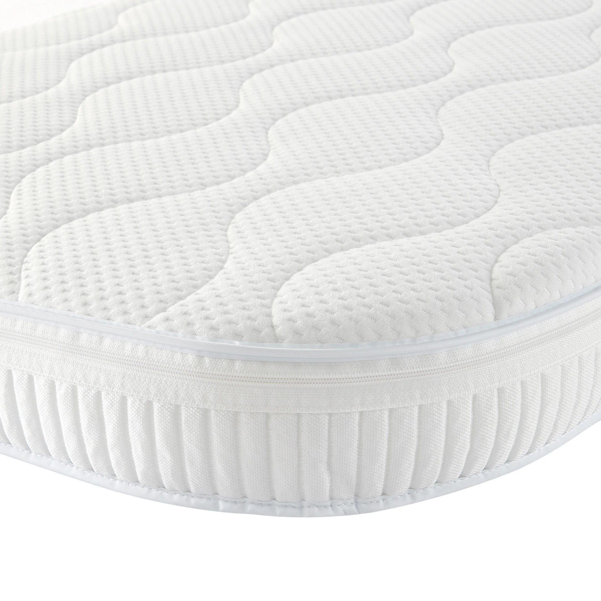 Gaia Baby Serena Matras Productafbeelding close-up met de rits van de dekmatras