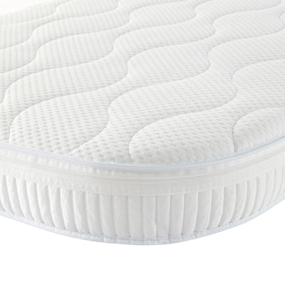 Gaia Baby Serena Matras Productafbeelding close-up met de rits van de dekmatras