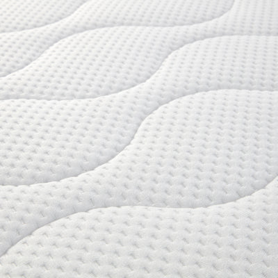 Gaia Baby Serena Matras Productafbeelding close-up met de gewatteerde details van de matras