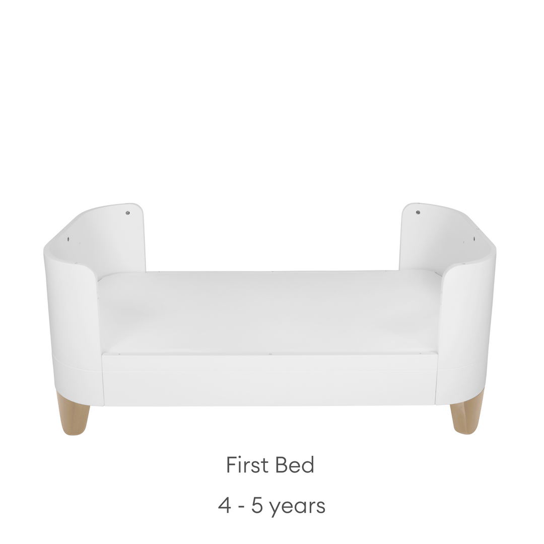 Serena Cot Bed + Bedside Crib