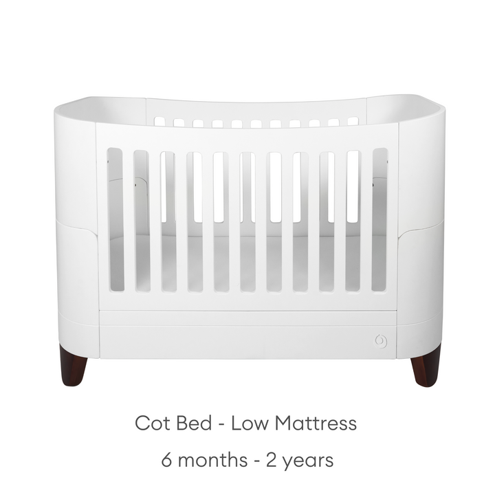 Serena Cot Bed + Bedside Crib