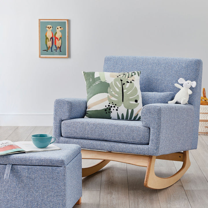 Serena Footstool - Ocean