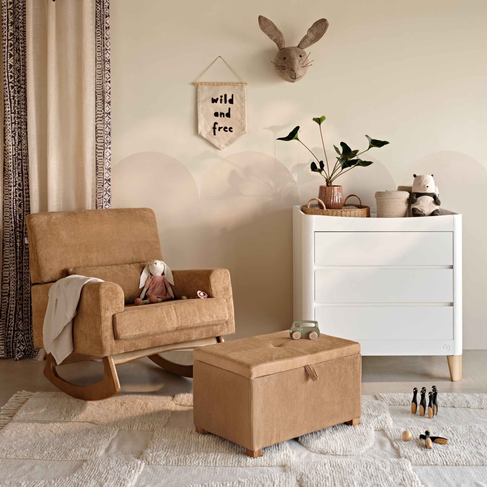Serena Rocking & Nursing Chair and Footstool Set
