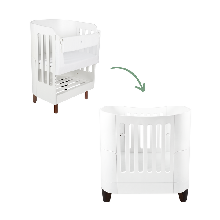 Serena Mini Cot + Bedside Crib