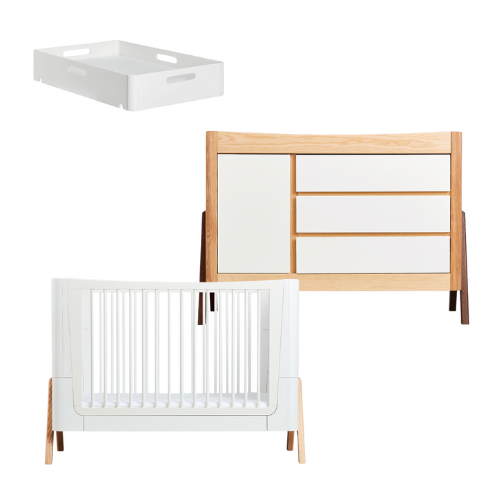 Hera Cot Bed, Dresser & Changer Set