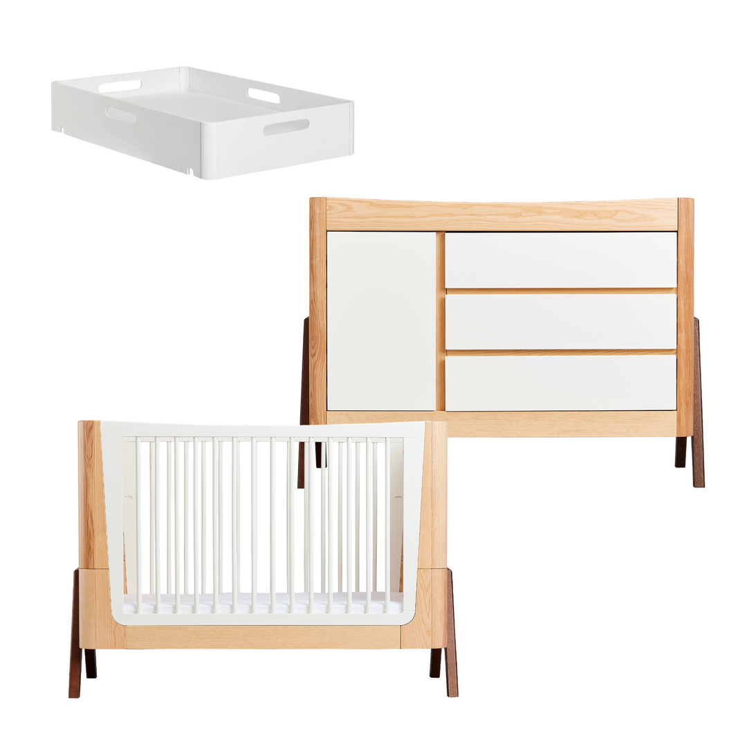 Hera Cot Bed, Dresser & Changer Set