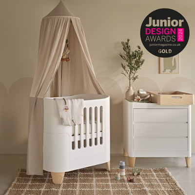 Serena Mini Cot + Bedside Crib