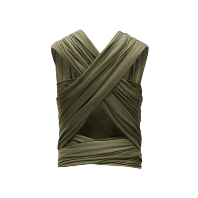Outlet| Stretchy Wrap Organic Cotton Forest Green