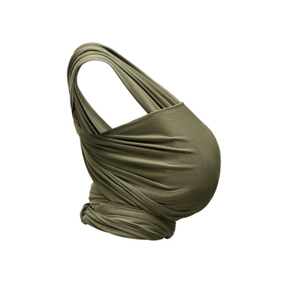 Outlet| Stretchy Wrap Organic Cotton Forest Green