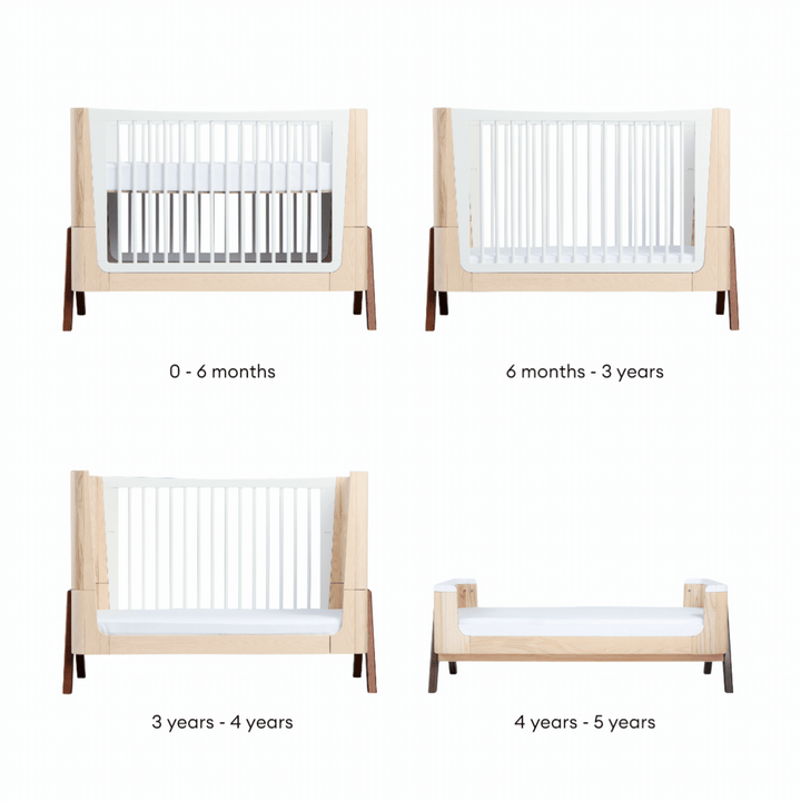 Hera Three Piece Set - Cot Bed, Dresser & Wardrobe