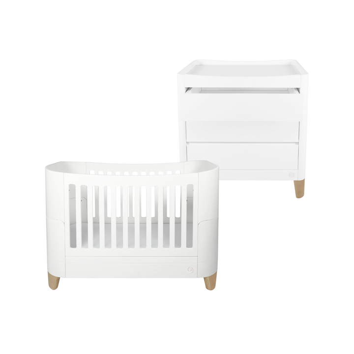 Serena Cot Bed & Dresser - Bundle