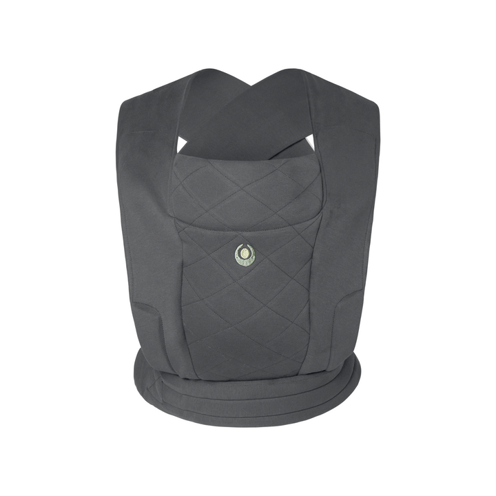Front product Image of Gaia baby newborn+ Carrier Organic Cotton in Graphite colour