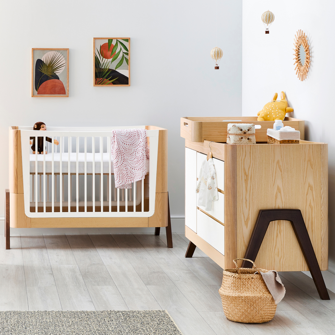 Hera Three Piece Set - Cot Bed, Dresser & Wardrobe