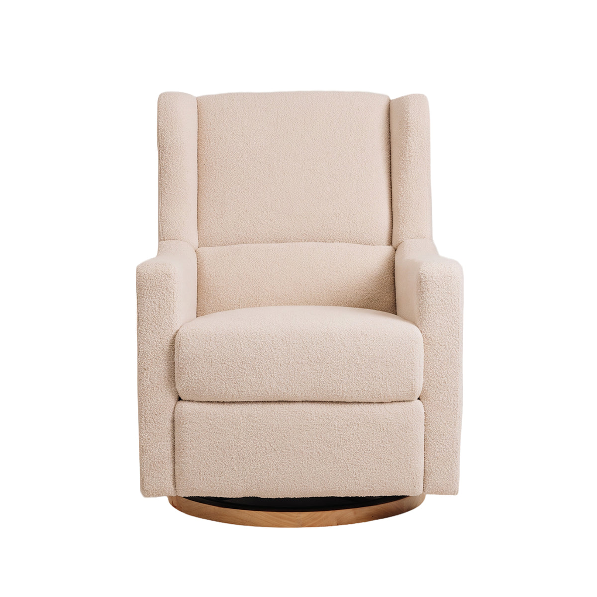 Lyra Electric Recliner Nursing Chair Biscuit Boucle