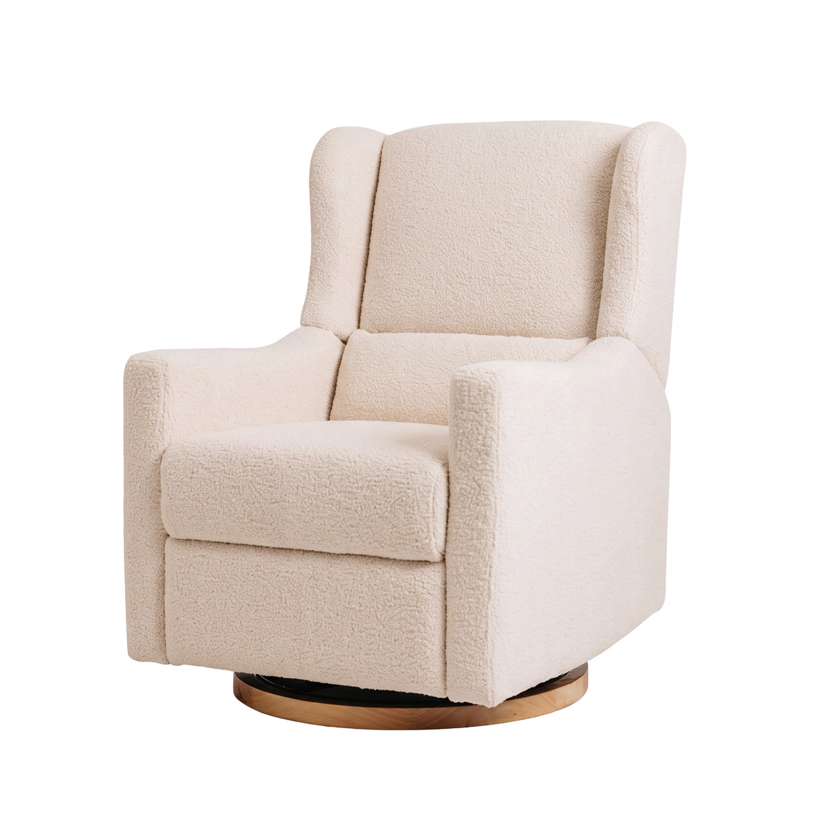 Lyra Electric Recliner Nursing Chair Biscuit Boucle
