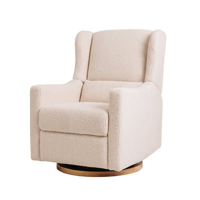Lyra Electric Recliner Nursing Chair Biscuit Boucle