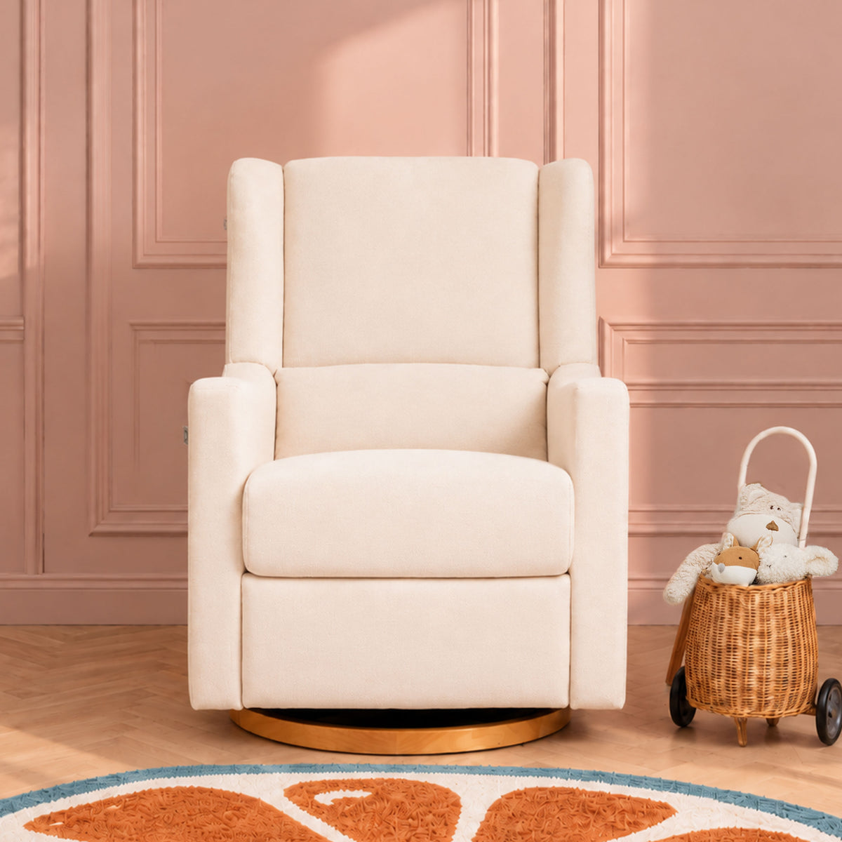 Lyra Electric Recliner Nursing Chair Oat
