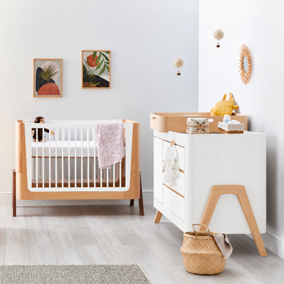 HERA Two piece Set - Cot Bed & Dresser