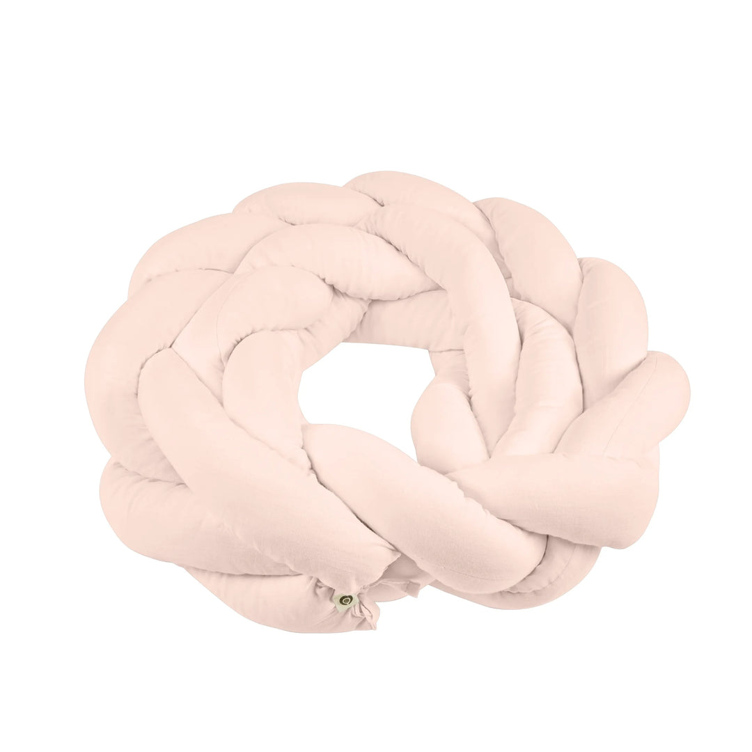 Product image of Gaia Baby Maia Muslin Braided Pillow in colour blush pink