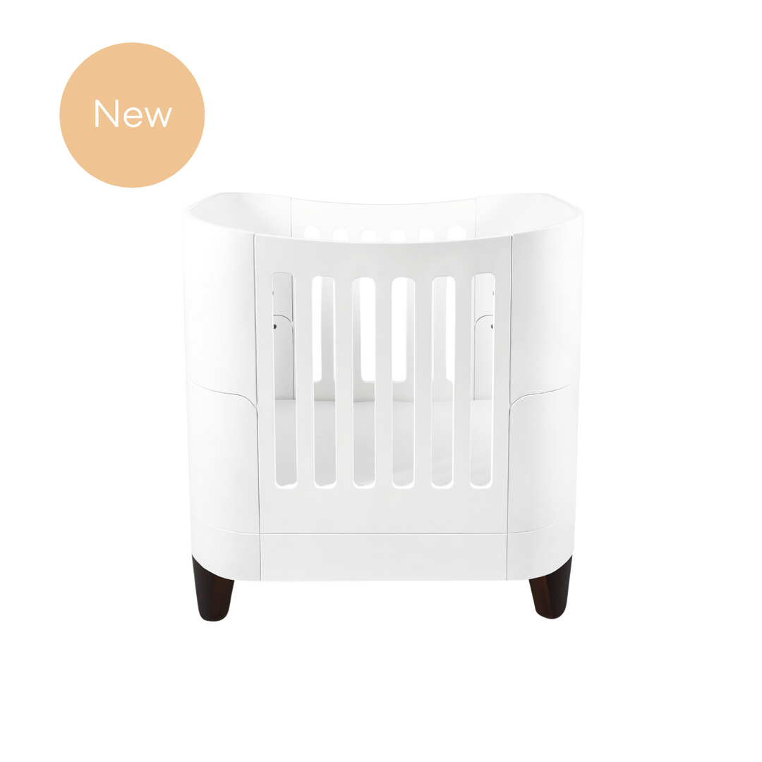 Serena Mini Cot, Dresser & Mattress Bundle