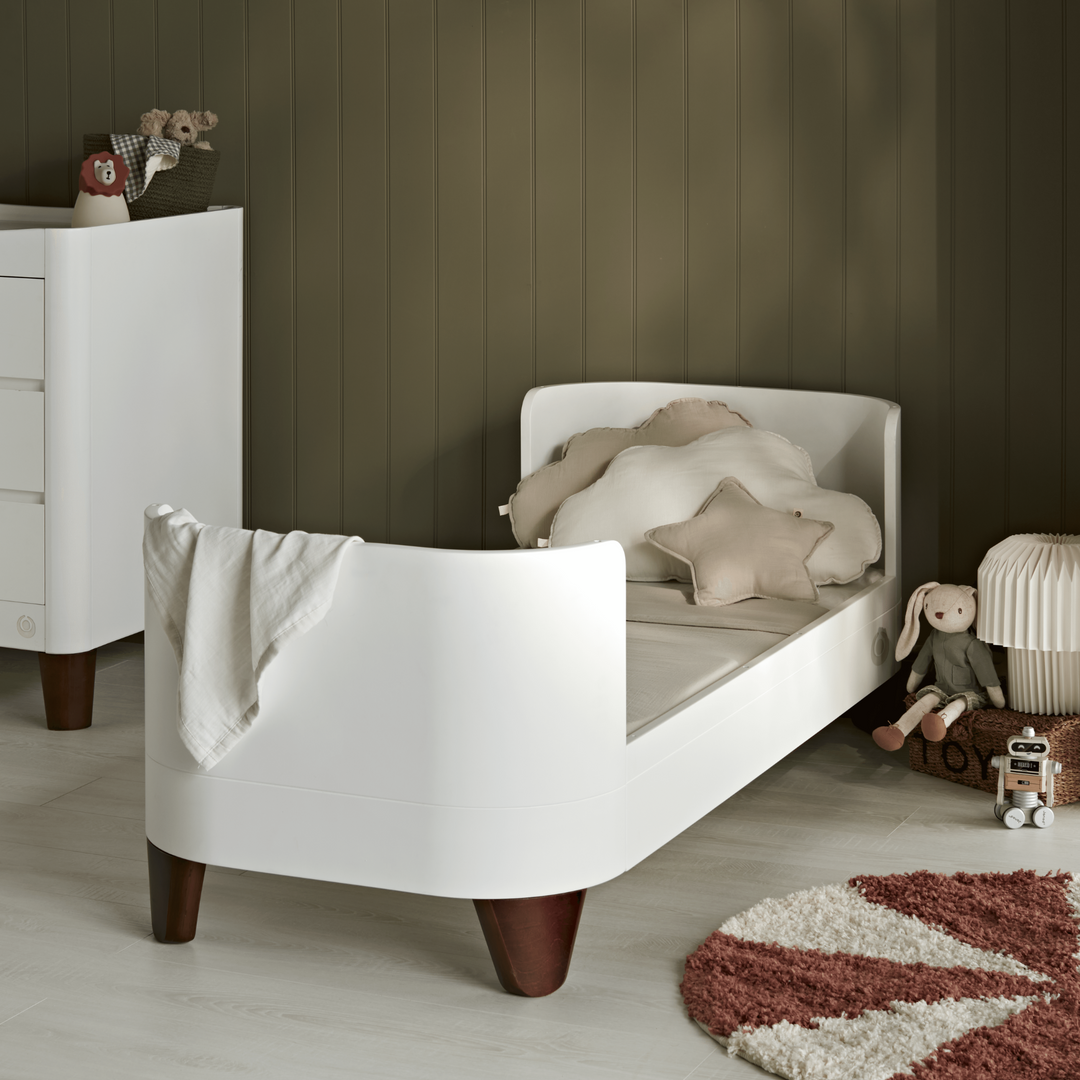 Serena Cot Bed + Bedside Crib