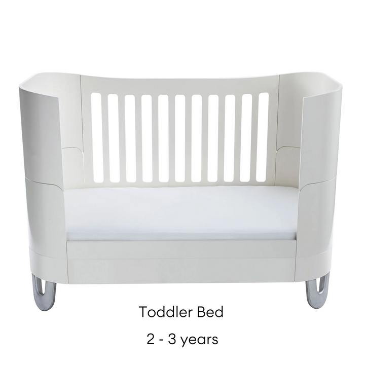 Serena Kinderbett + Mini-Kinderbett – ganz in Weiß