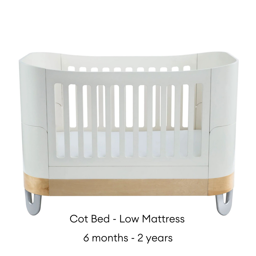 Serena Cot Bed + Bedside Crib