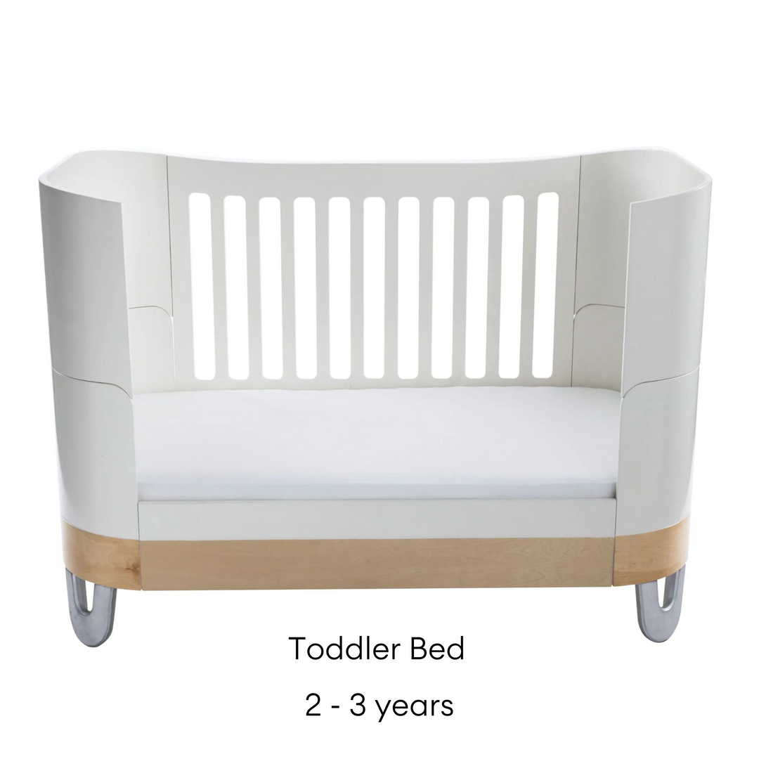 Serena Cot Bed + Bedside Crib