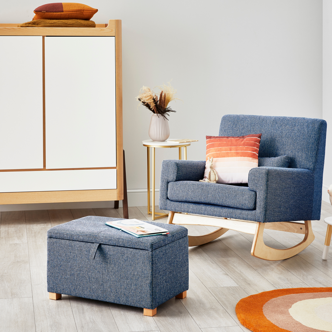 Serena Footstool - Midnight